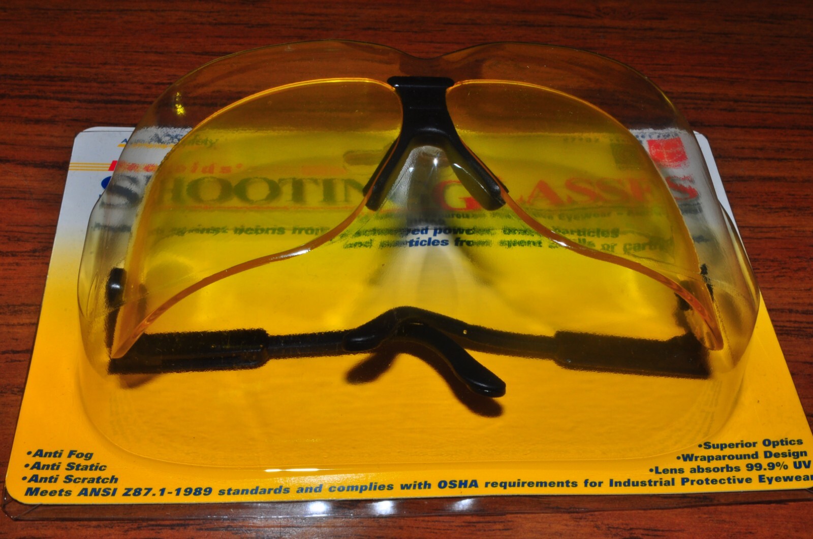AEARO 97102 Fectoids Shooting Glass Amber Lens Made in USA - Image 5