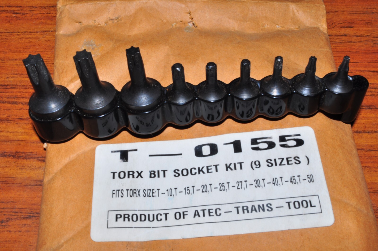 Atec-Trans Tools T-0155 T-10, T-15, T-20, T-25, T-27, T-30, T-40, T-45, T-50 USA