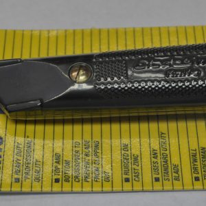 BLADESMITH HEAVY DUTY FIXED UTILITY KNIFE WITH 5 BLADES MADE IN USA