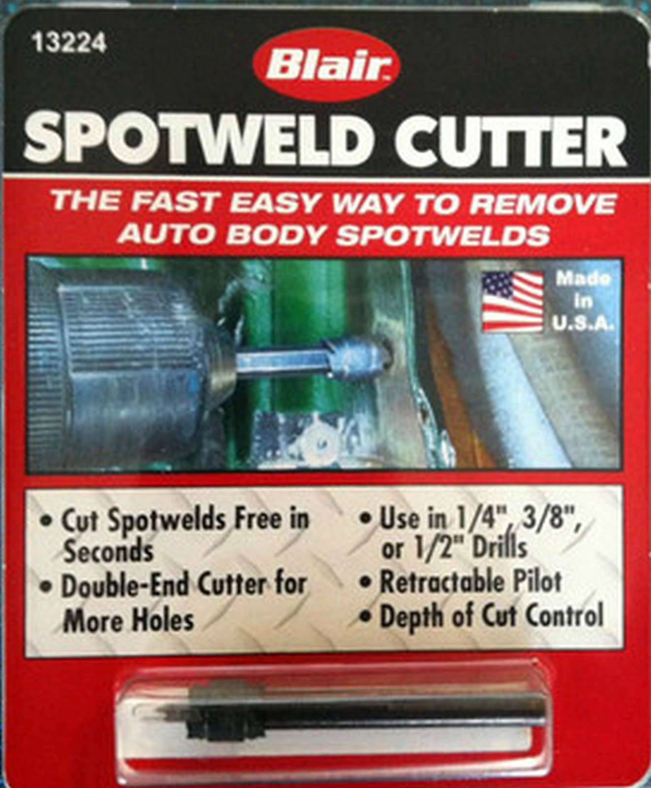 BLAIR 13224 SPOTWELD SPOT WELD CUTTER ASSEMBLY WITH 3/8 INCH CUTTER
