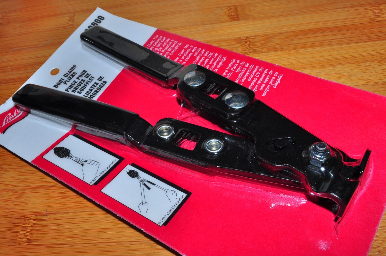 CV Boot Clamp Pliers for Ear Type Clamps Lisle 30800