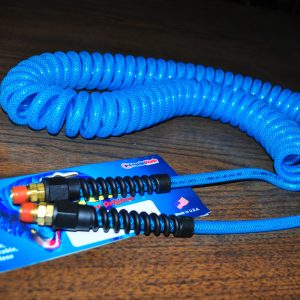 Coilhose PUE14-25B-T Flex Coil hose 25fts-Rinforced Rusavble swivel 1/4" NPT End