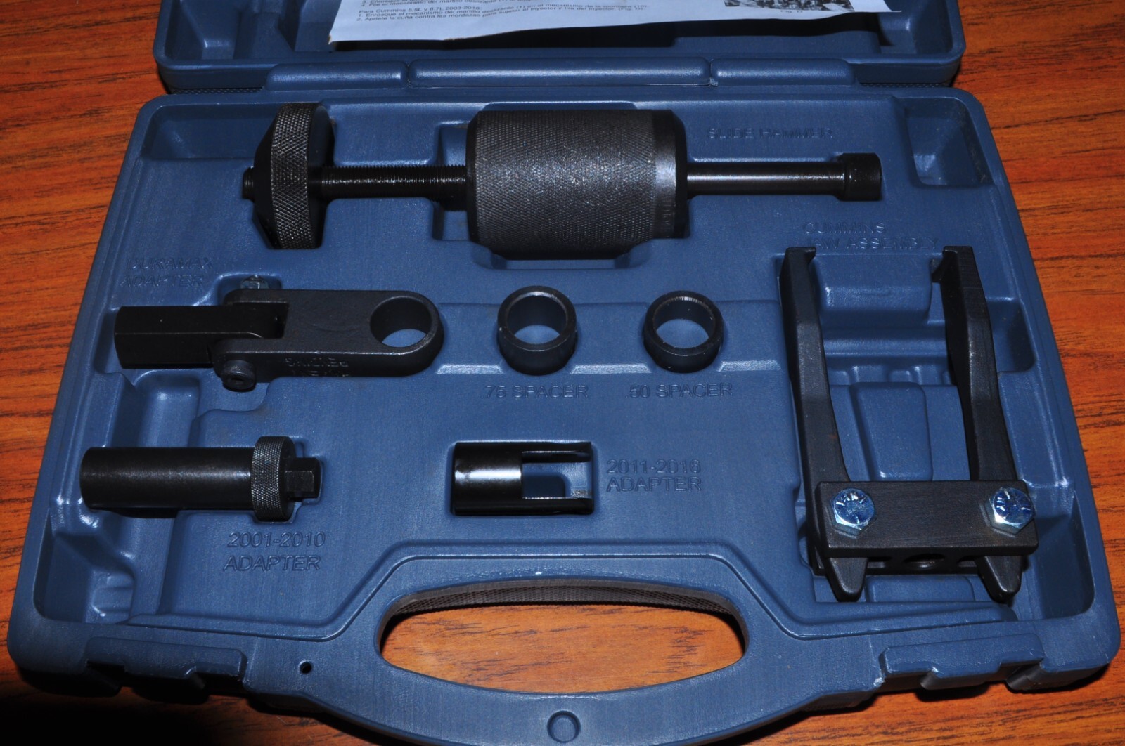 Diesel Injector Puller set Duramax,Cummins 5.9L and 6.7L Lisle 40740