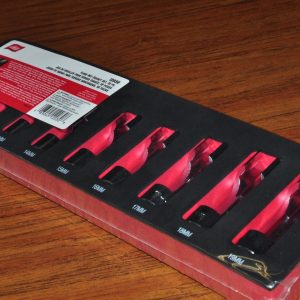 FLARE NUT SOCKET SET, 10 PC.10 to 19 MM 3/8" DR LISLE 12030 for ABS, Fuel inject