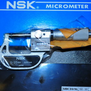 Fowler 72-223-005 Premium mchanical degital Micrometer 0-25MM NSK Made in Japan 