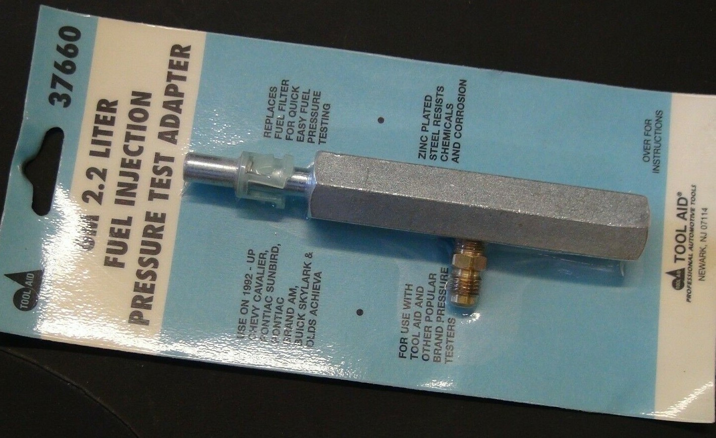 Fuel Injection Pressure Test Adapter SG Tool Aid 37660 Fits general motor 2.2 l