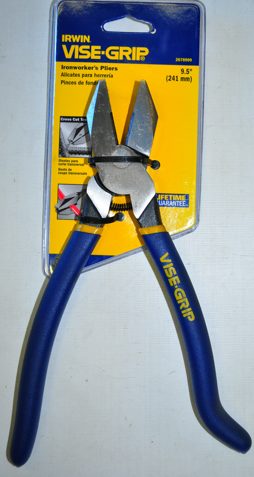IRWIN VISE GRIP  9-1/2" IRON WORKER'S PLIER WITH SPRING LOAD IRWIN 2078909
