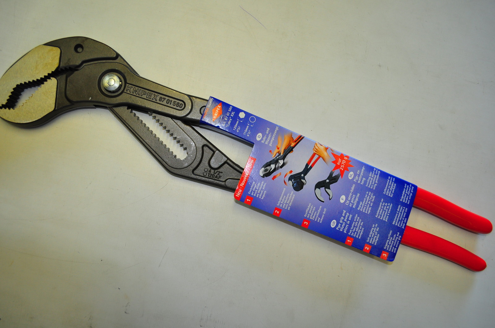 KNIPEX Cobra® XXL Pipe Wrenches &Water Pump Pliers 22 inch KNIPEX 87 01 560