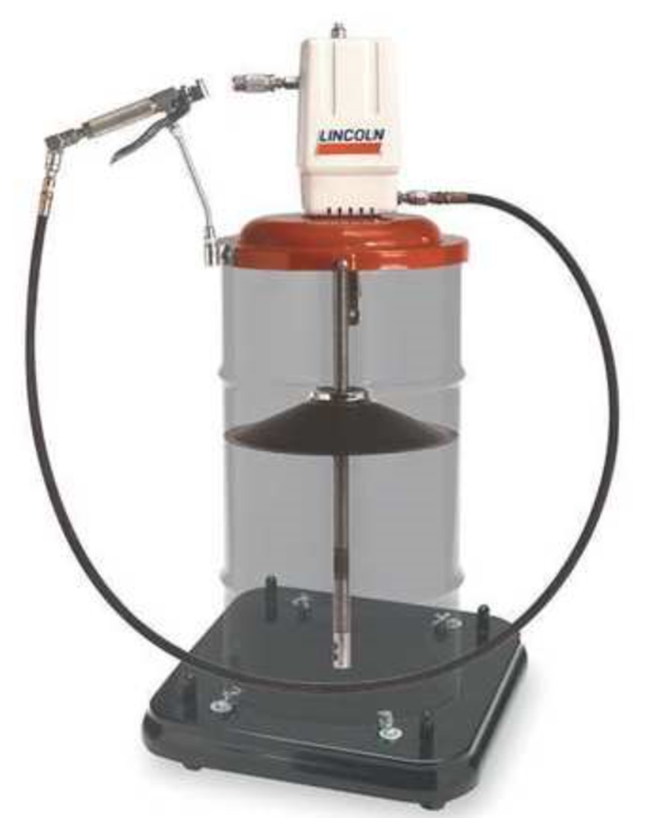 Lincoln 917 Air Operated Grease Pump with 50:1 double-acting pump Made in USA