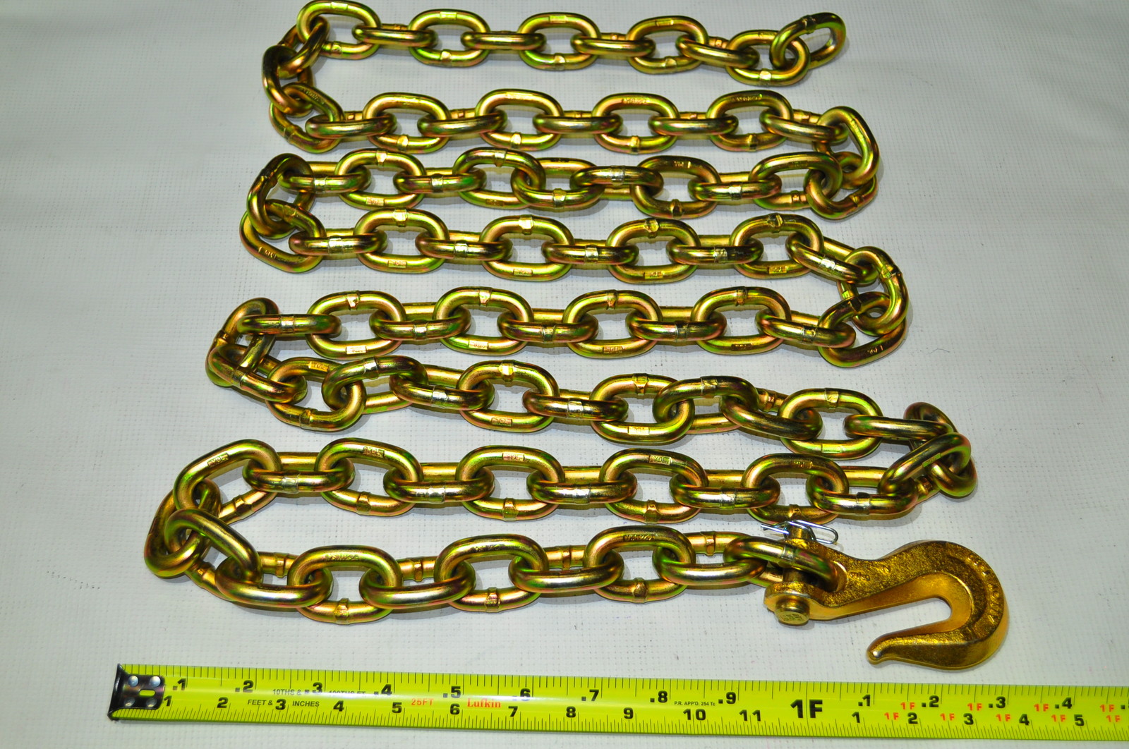 MO CLAMP 6010 3/8" X 10' CHAIN W/GRAB HOOK MoClamp Made in USA