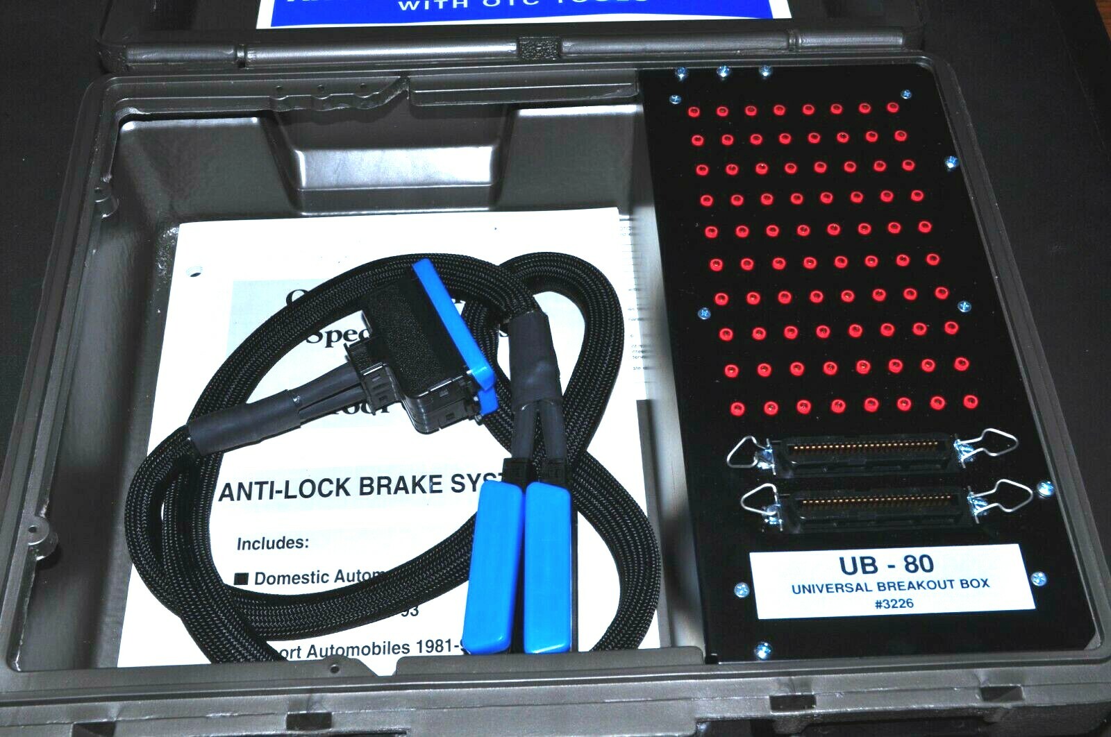 OTC 3226 80 Pin Universal Breakout Box w/technician's Guide Made in USA