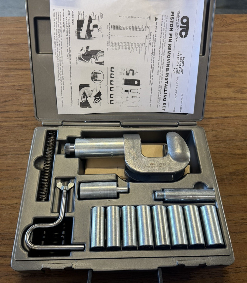 OTC 7082B Piston Pin Removing/Installing Set Made in USA - Image 3