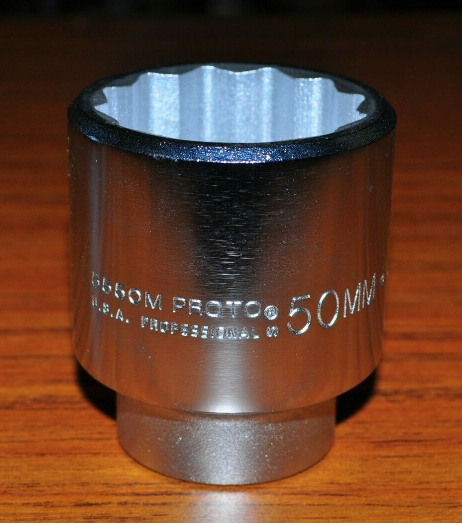 PROTO® 3/4" DRIVE SOCKET 50 MM - 12 POINT #J5550M Made in USA