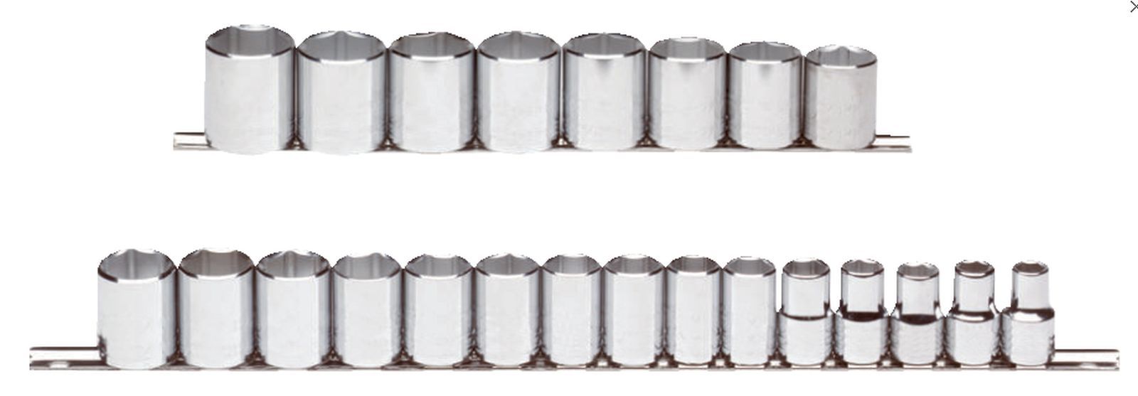Proto® J54209 1/2" Drive 23 Piece Metric Socket Set -6 Point 10-32mm Made in USA