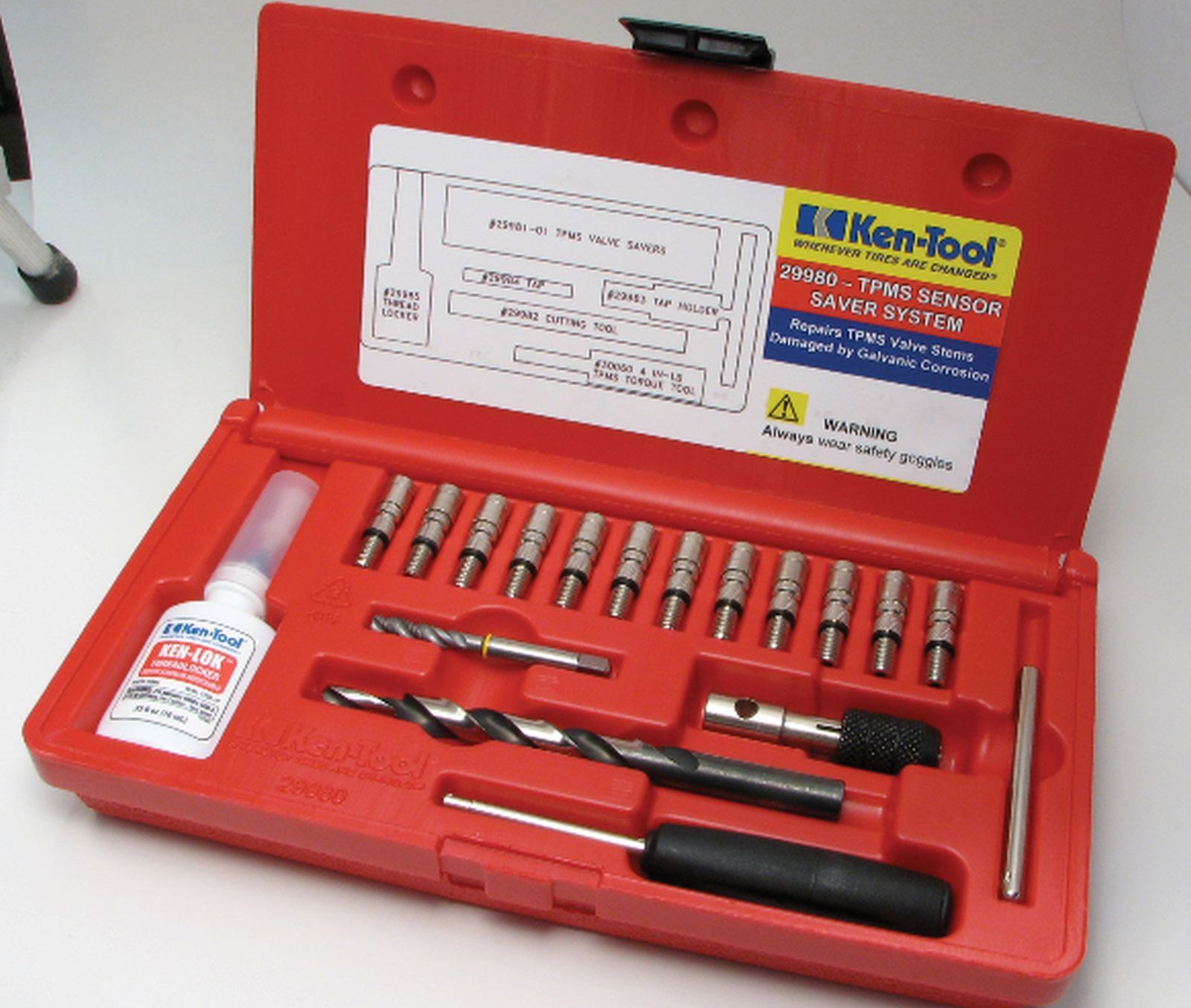 ReCore™ TPMS Sensor Saver System master kit valve core & stem Replace Ken 29980
