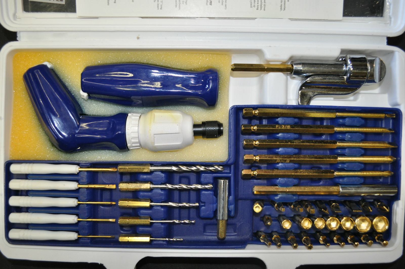 SGK-8010B MARINE 2000 SCREW DRIVER ANGLE DRIVER GOLD SET MADE IN USA