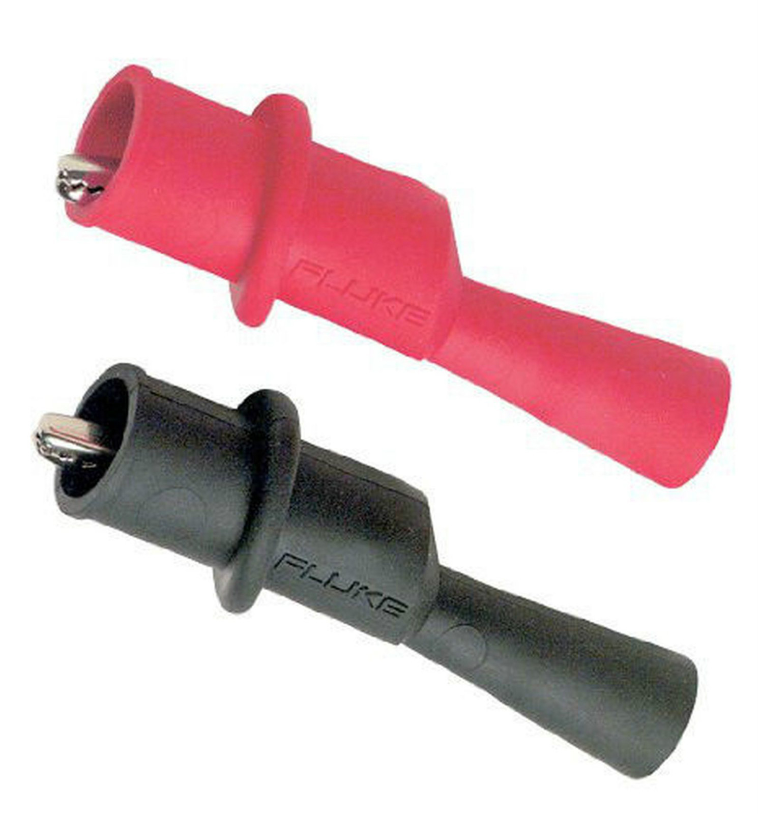 Slide On Insulated Threaded Alligator Clip Set for multimeter tester  Fluke