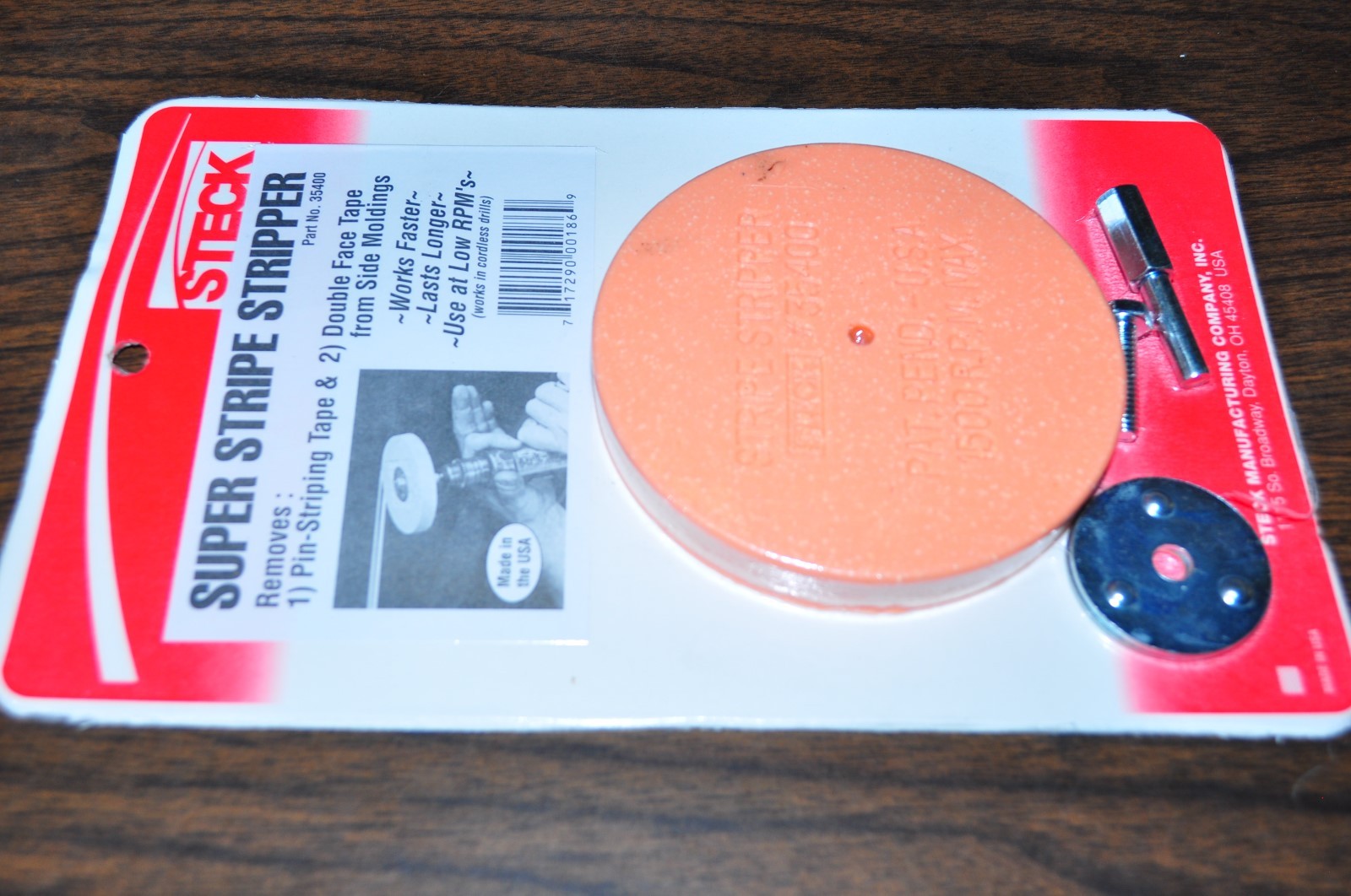 Steck 35400 Super stripe stripper pin stripping wheel. made in USA
