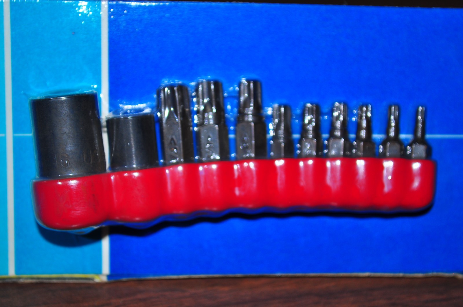 TORX BIT SET T10 to T50 WITH 2 – IMPACT BIT HOLDERS, 11 PC VIM VBT550 USA NEW