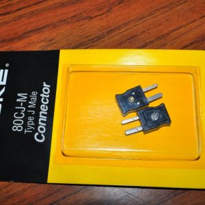 Type J Thermocouple Plug, Mini, PK2 FLUKE 80CJ-M MADE IN USA