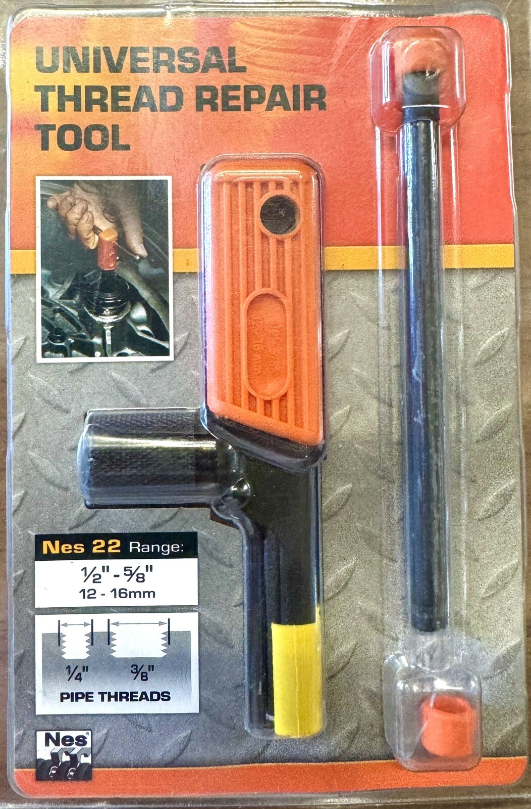 Universal Internal Thread Repair Tool, 1/2 to 5/8", NES22 Made in Israel NES 22
