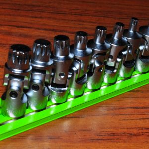 VIM Tools UJXZN100 9 pcs Universal Joint XZN Triple Square Driver Set 4MM -12 MM