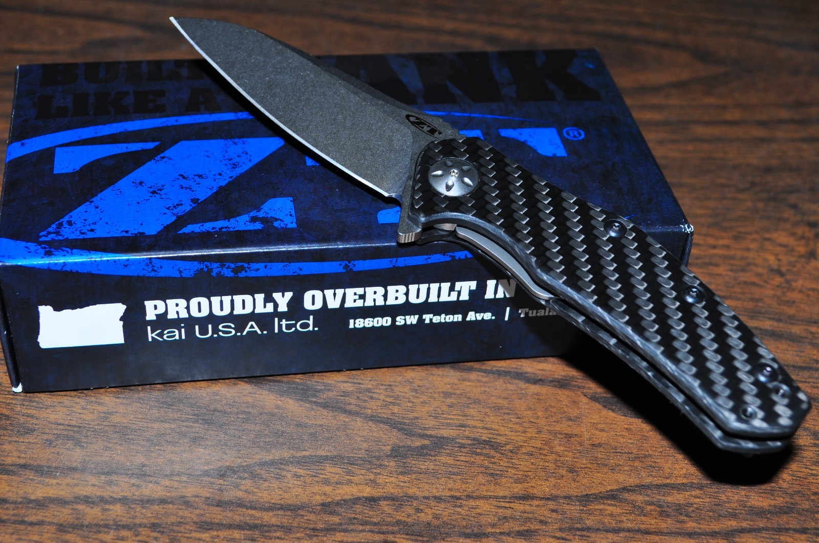 ZERO TOLERANCE Crucible S35VN steel Blade Carbon fiber handle KERSHAW ZT 0770CF