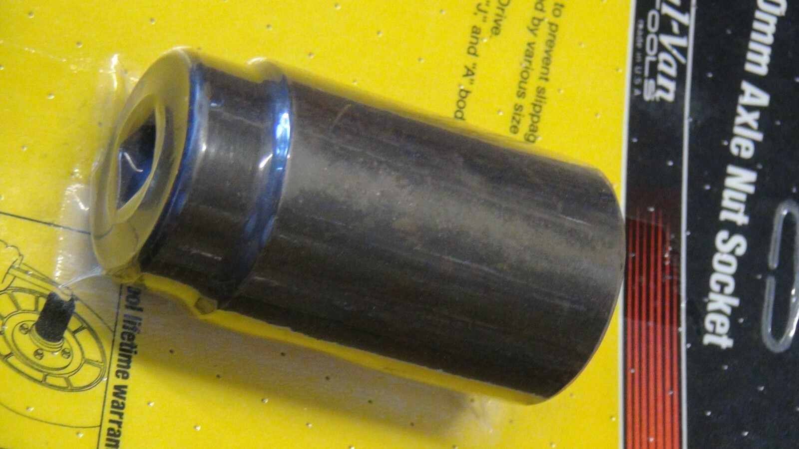 30 MM DEEP IMPACT SOCKET 1/2" DRIVE FITS AXLE NUT FOR GM CALVAN 971 MADE IN USA