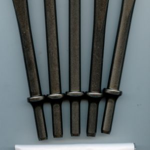 AIR HAMMER CHISEL 5 PCS SET INGERSOLL RAND .401" SHANK  DIAMETER.