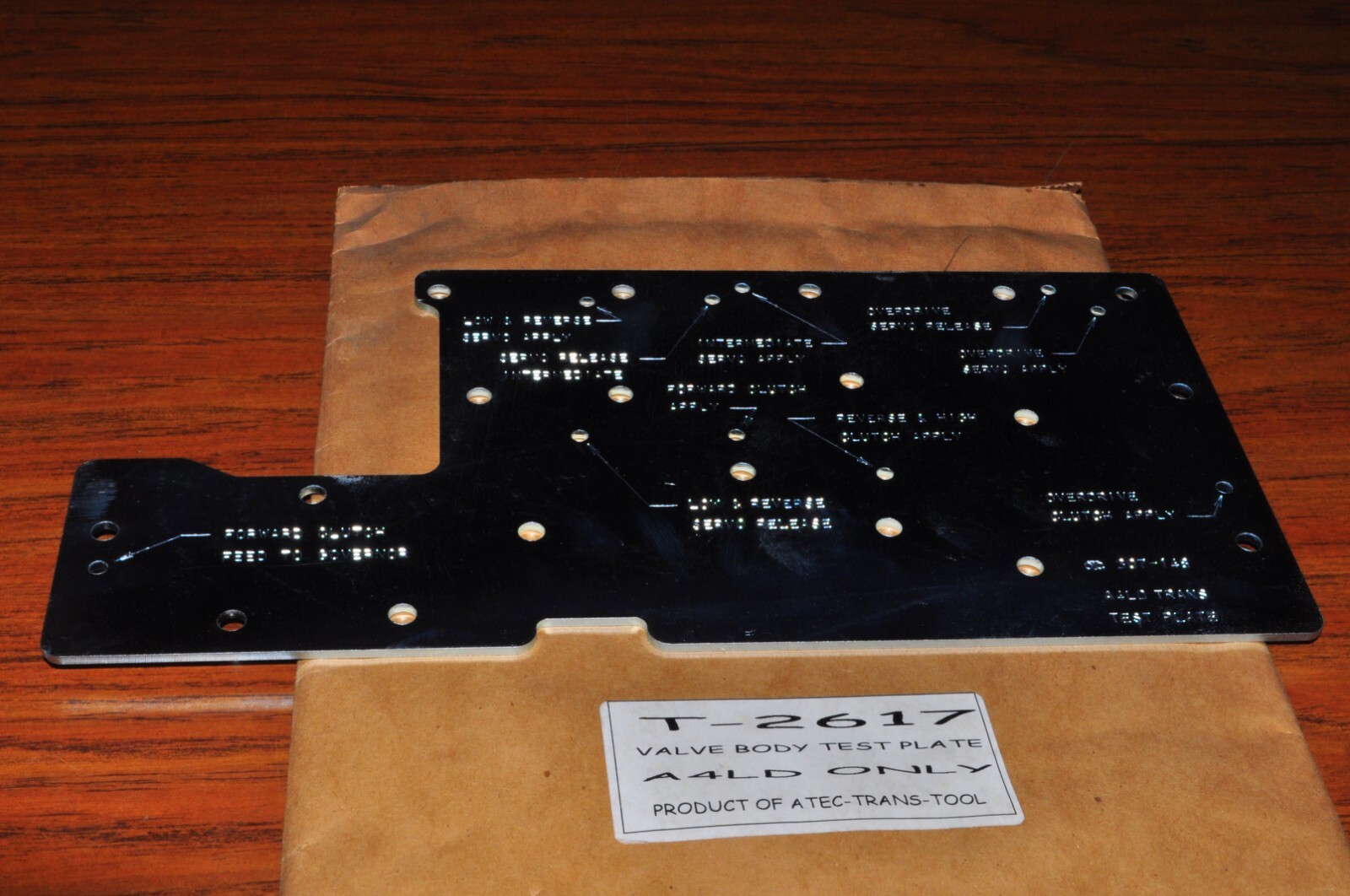Atec-Trans Tools T-2617 Air Test Plate - A4Ld Made in USA