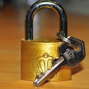 CROWN'S 30 MM SOLID BRASS LOCK PADLOCK 3 KEYS 1-3/16" SECURITY # 0510-015 NEW !