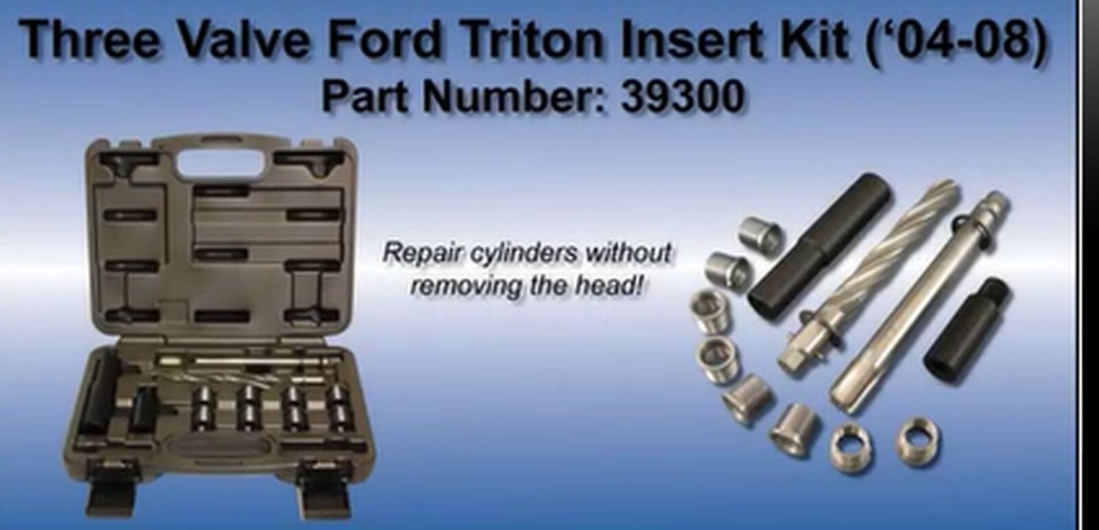 Cal-Van Tools 39300 Ford Triton 3 Valve Insert Kit 