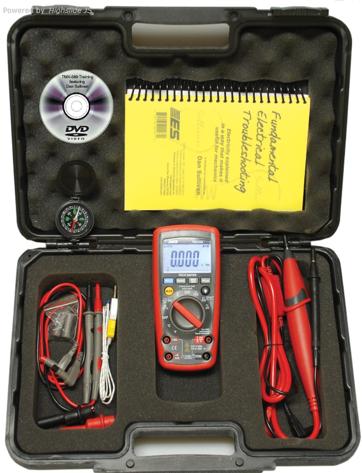 ESI Electronic Specialties TMX-589 True RMS Digital Multimeter TECH METER KIT