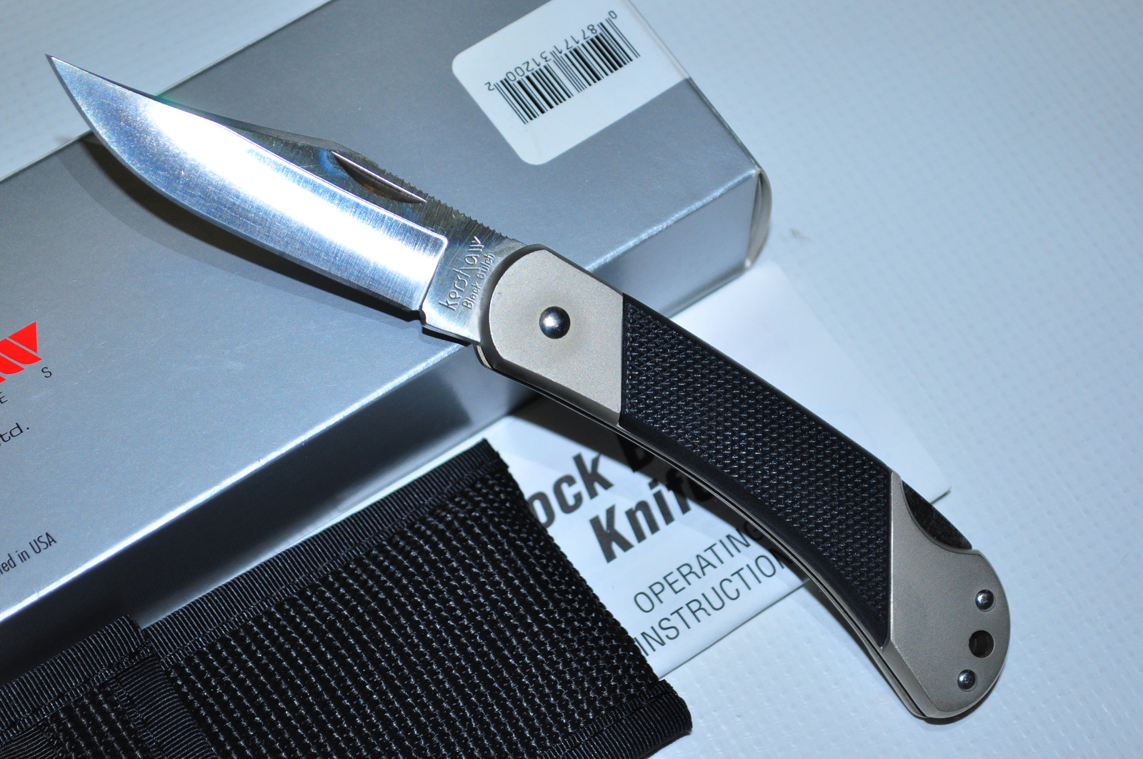 KERSHAW KNIFE 3120 BLACK GULCH II SATIN FINISH 8CR13MOV MADE IN JAPAN NEW IN BOX