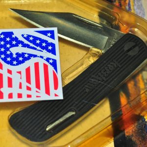 Kershaw 3000A DWO Classic USA, Black Handle ,In Memory of Delley Wade Officer US