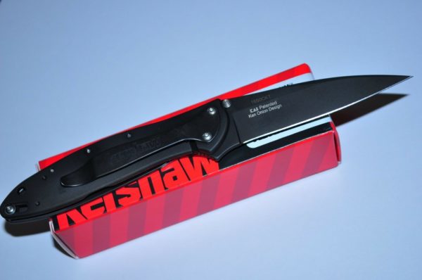 Kershaw Knives Black Matte Leek Spring Assisted Pocket Knife  # 1660CKT USA