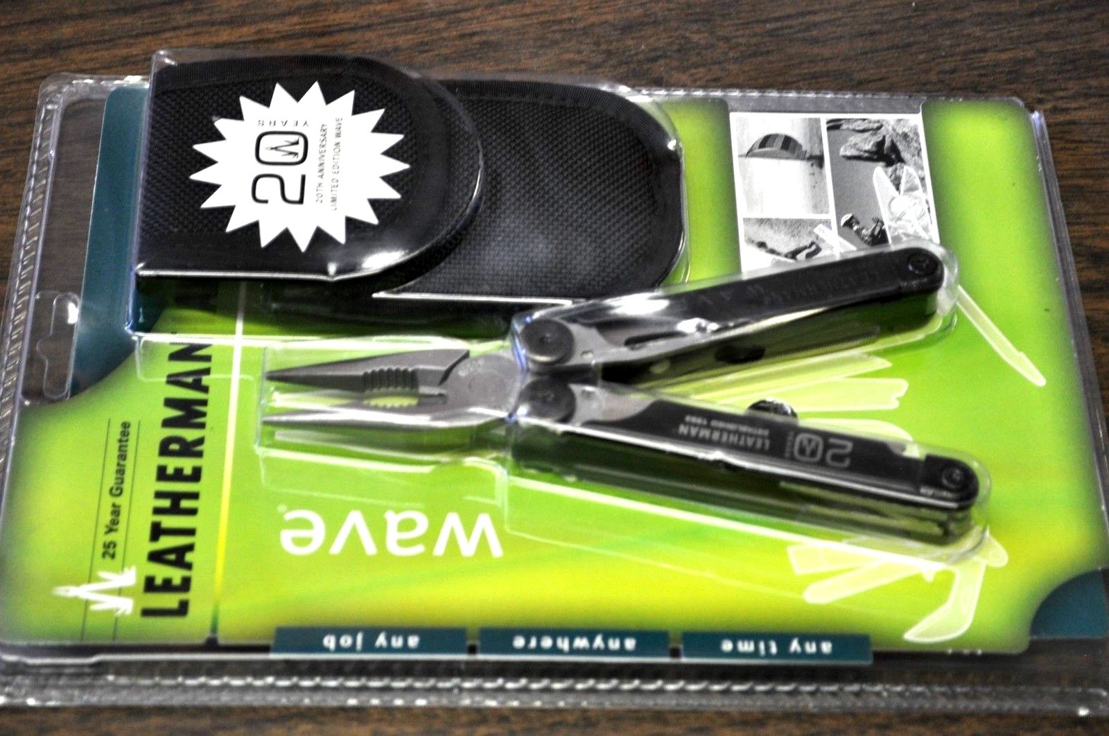 Leatherman Wave 20TH Annversary limited Edition date Year 2002 Hard to find ,USA