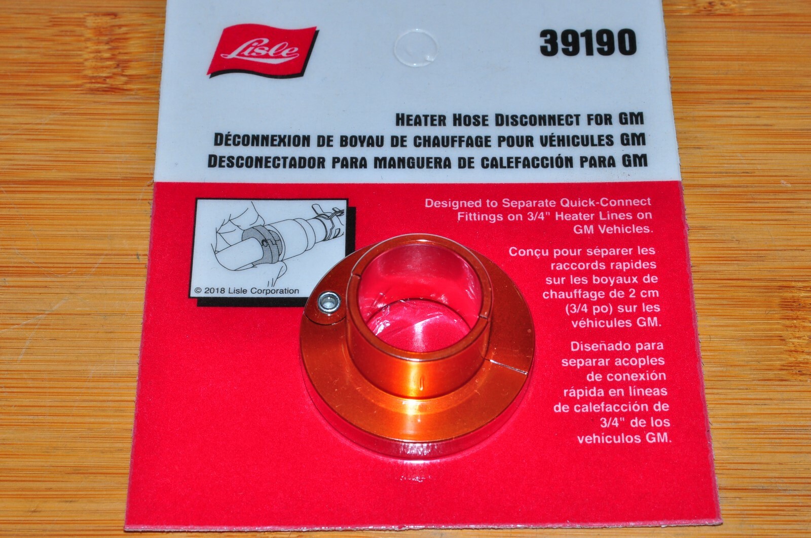 Lisle 39190 Heater Hose Disconnect for GM 3/4" - Image 4