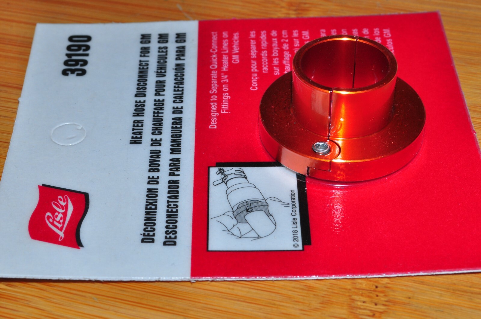 Lisle 39190 Heater Hose Disconnect for GM 3/4"