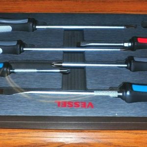 MEGADORA IMPACTA Assorted Screwdriver 8PC. Set Vessel 980mixeva Made in Japan