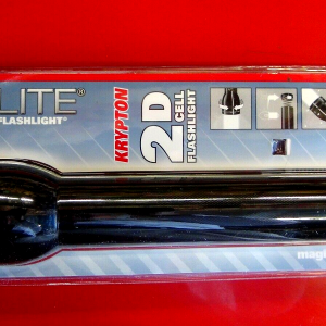 MagLite S2D016 2 Cell D Maglite® Flashlight Black Body Real Krypton Made in USA