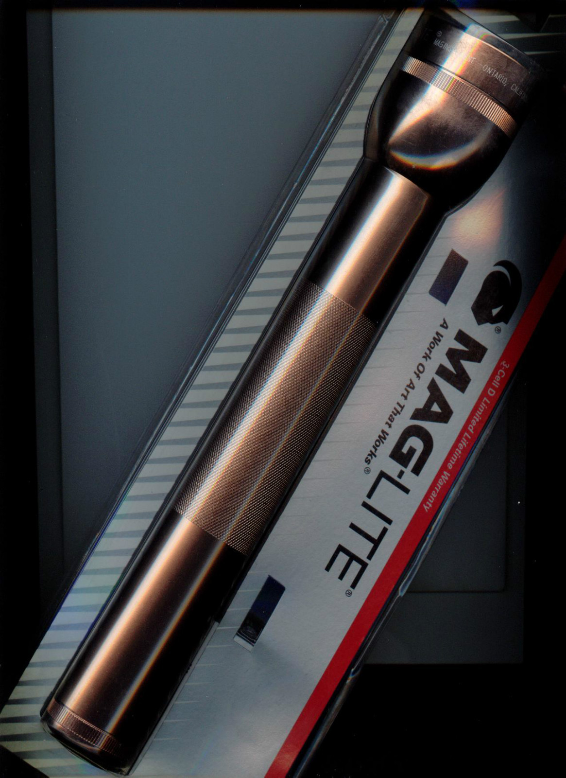 Maglite S3D946 Pewter 3D-cell Flashlight very rare in market for this model