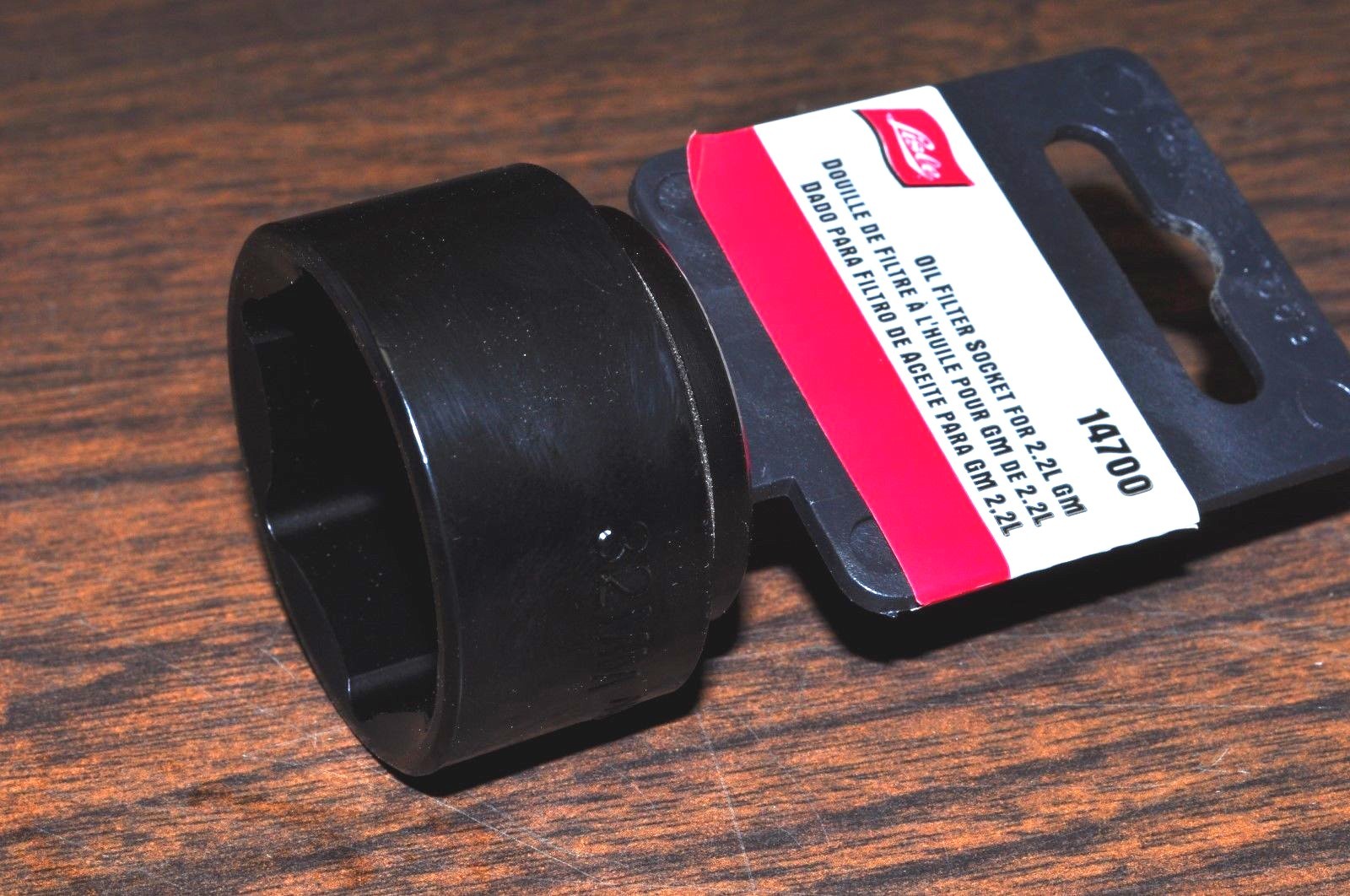 OIL FILTER WRENCH 32MM 3/8" Drive.FOR GM 2.2L  Lisle 14700