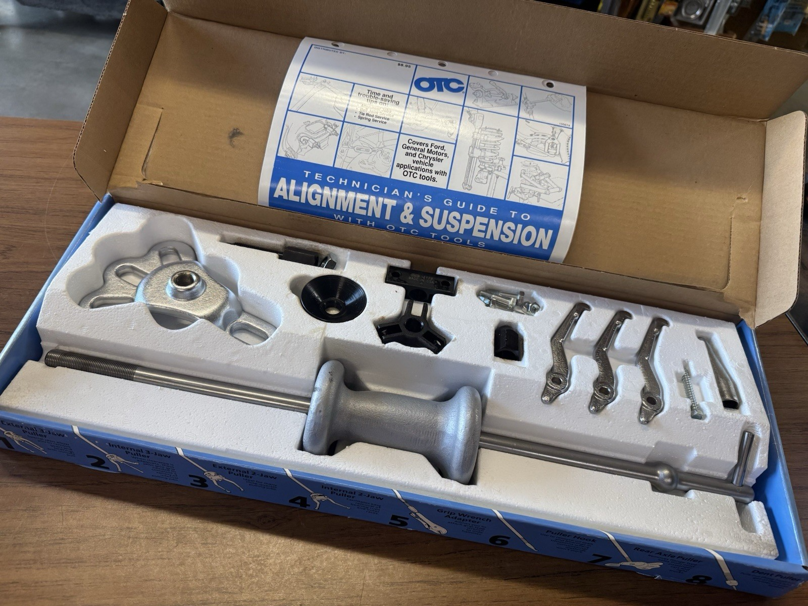 OTC 1179 Puller Set Slide Hammer 8 Way -Silver Slapper w/ Alignment Guide  USA