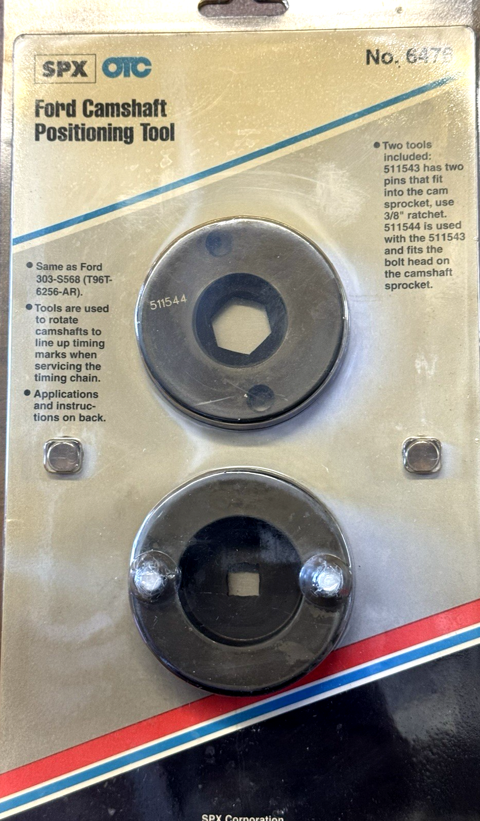 OTC 6476 FORD CAM HOLDING SET For V8,V10 Engine F-series,Econoline,Navigator,Exp