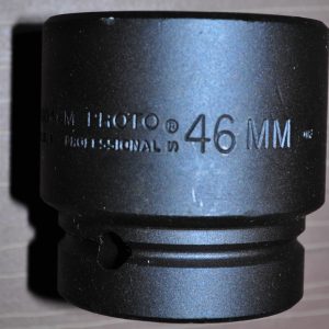 Proto® 1" Drive Impact Socket 46 mm - 6 Point Made in USA Proto J10046M