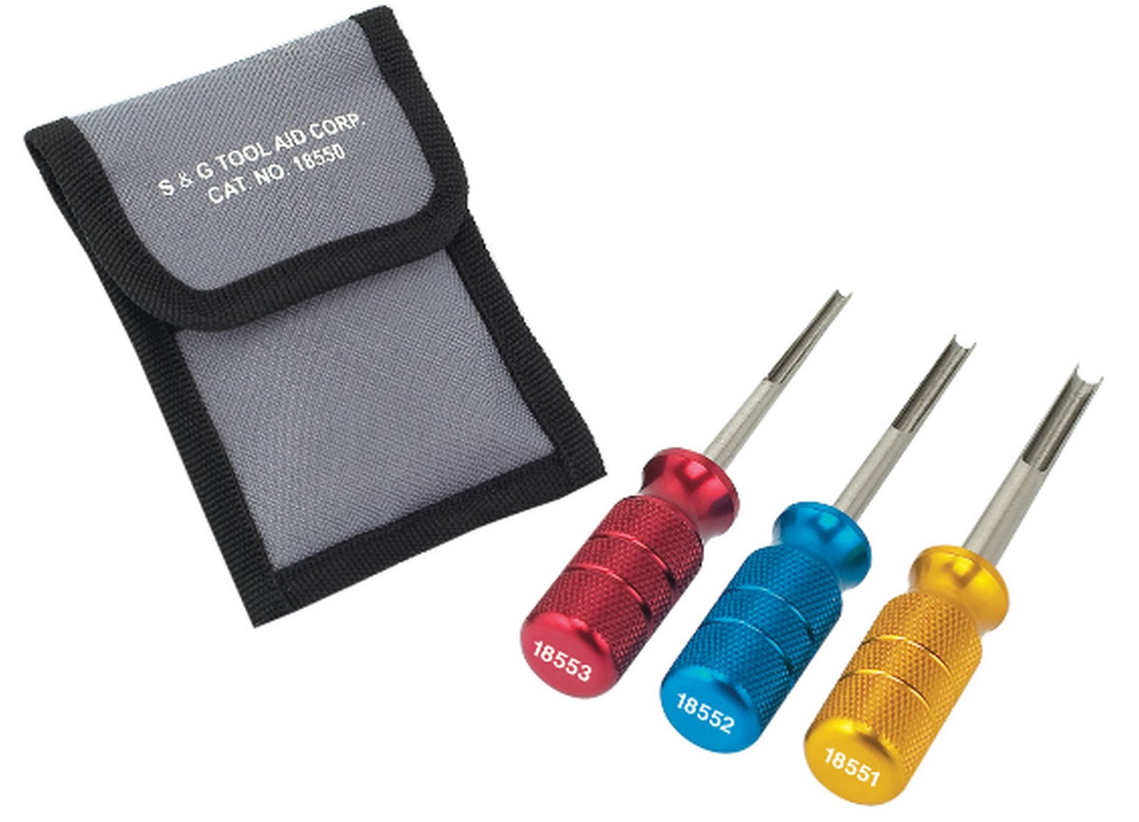 S & G TOOL AID 18550 Deutsch Terminals Release Tools -wire 14-16, 16-18 & 20-24