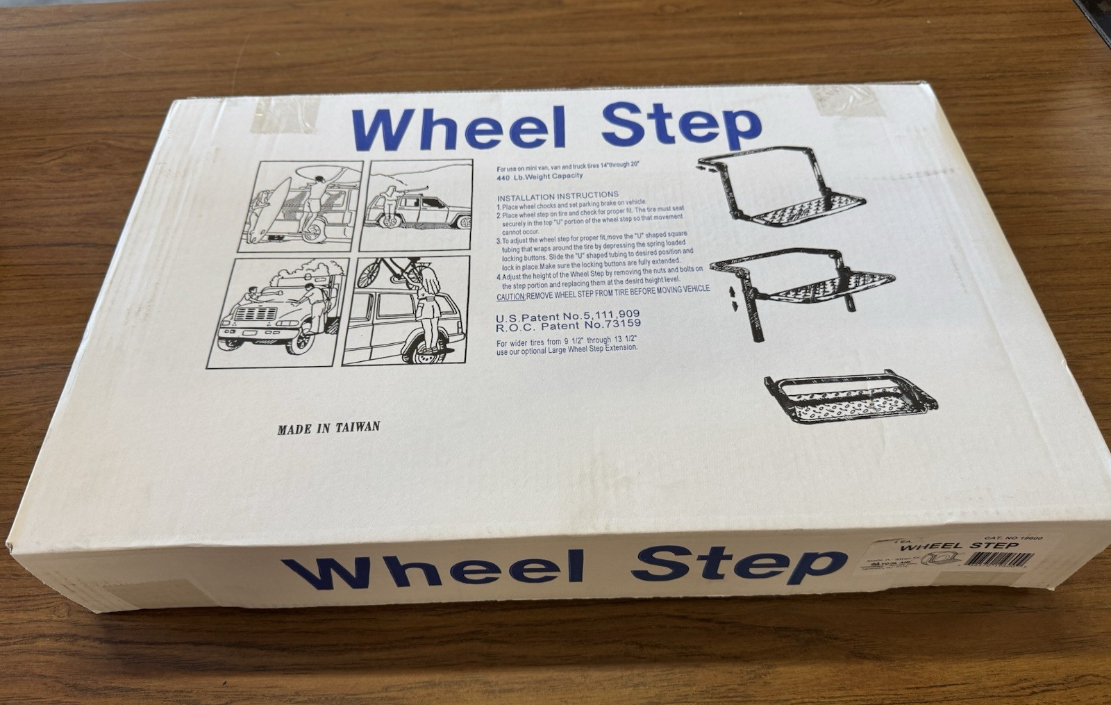 SG Tool Aid 19600 Wheel Step fits Tire Range: 14" To 20"