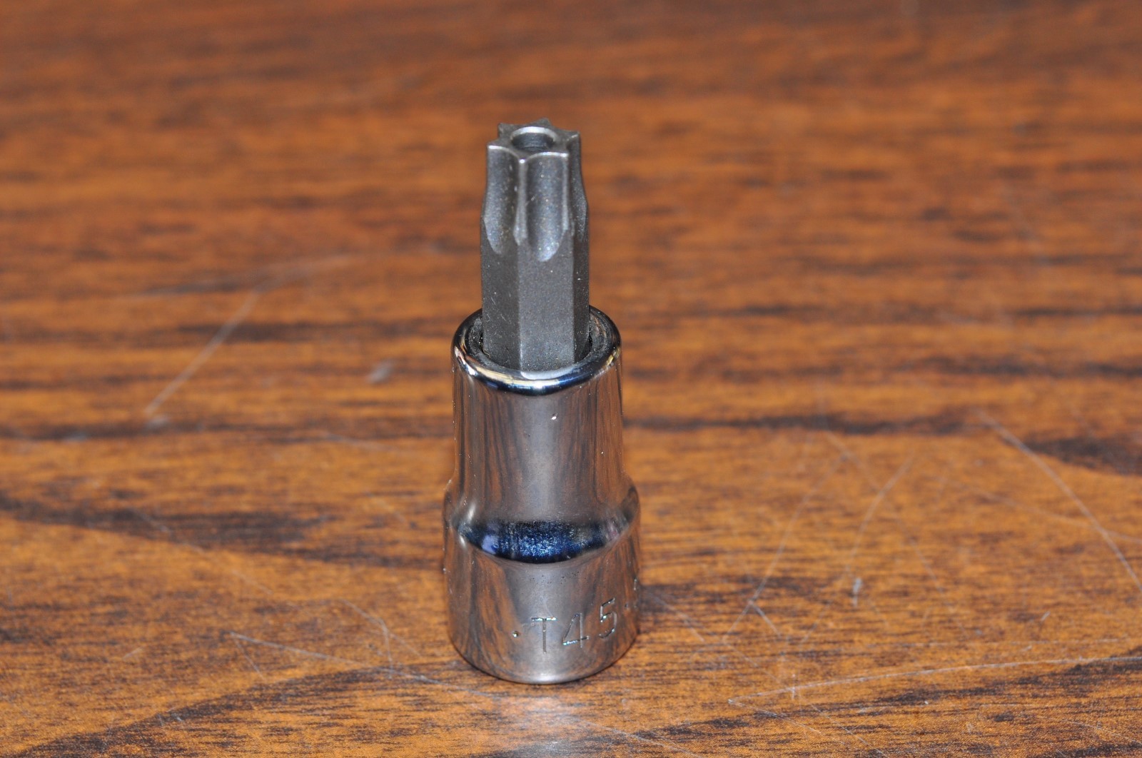 SK Hand Tools 45445 Tamper Proof Torx 45  T45 Bit socket 3/8" drive Made in USA