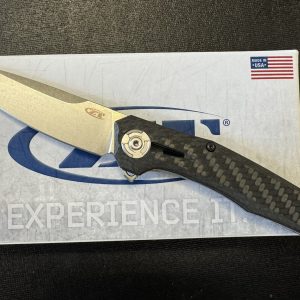 Zero Tolerance 0707 Frame Lock Knife Carbon Fiber Flippr Knife (3.5" 20CV)